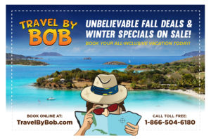 Travel By Bob Postcard Design